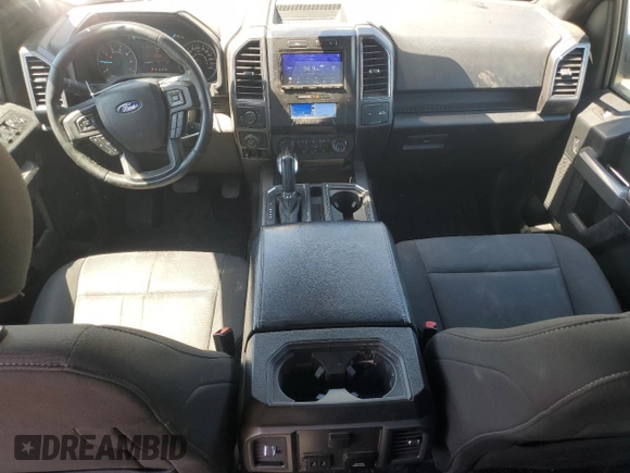 2018 Ford F-150 XL with VIN 1FTFW1E5XJFA09466, listed as a Copart auction lot 55461845 with 123,366 mi miles and Salvage title. Bid and sale history available at DreamBid. Image 8.