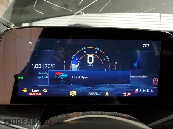 2025 Chevrolet Equinox FWD LT with VIN 3GNAXHEG3SL212974, listed as a Copart auction lot 54550725 with 8,158 mi miles and Clean Title. Bid and sale history available at DreamBid. Image 9.