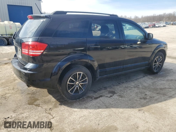 2018 Dodge Journey SE with VIN 3C4PDCABXJT242593, listed as a Copart auction lot 49830085 with 176,553 mi miles and Salvage Title. Bid and sale history available at carsss.com. Image 3.
