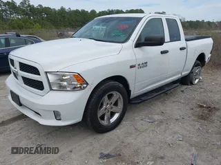 2017 Ram 1500 Express with VIN 1C6RR7FT0HS511156, listed as a IAAI auction lot 41754687 with 104,394 mi miles. Bid and sale history available at carsss.com. Image 2.