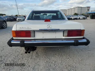 1984 Mercedes-Benz 380 with VIN WDBBA45A2EA008289, listed as a Copart auction lot 81090604 with 81,402 mi miles and Salvage Title. Bid and sale history available at carsss.com. Image 6.