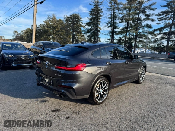 2019 BMW X4 xDrive30i with VIN 5UXUJ3C54KLA58591, listed as a Copart auction lot 80586484 with 127,040 mi miles and Clean Title. Bid and sale history available at carsss.com. Image 3.