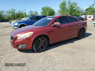 2011 Volvo C70 with VIN YV1672MC5BJ120129, listed as a Copart auction lot 55194515 with 159,270 mi miles and Clean Title. Bid and sale history available at carsss.com. Image 1.