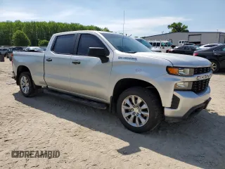 2019 Chevrolet Silverado 1500 Custom with VIN 1GCUYBEF6KZ273462, listed as a Copart auction lot 53993055 with 87,722 mi miles and Salvage Title. Bid and sale history available at DreamBid. Image 4.