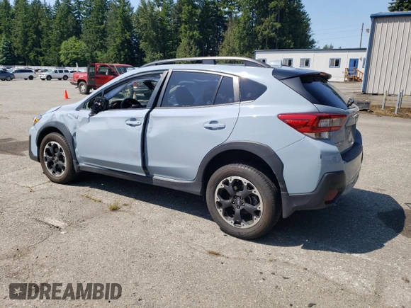 2021 Subaru Crosstrek Premium z VIN JF2GTAEC7M8348918, wystawiony jako Copart lot #59031265 z przebiegiem 10 646 mil mil oraz Szkoda całkowita • Salvage title. Historia ofert i sprzedaży dostępna na DreamBid. Obrazek 2.