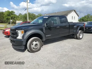 2021 Ford F-450 XL with VIN 1FT8W4DT7MEC33766, listed as a Copart auction lot 58484965 with 95,345 mi miles and Clean title. Bid and sale history available at DreamBid. Image 1.