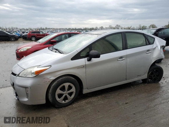 2013 Toyota Prius One with VIN JTDKN3DU8D5631077, listed as a Copart auction lot 51489015 with 142,142 mi miles and Salvage Title. Bid and sale history available at carsss.com. Image 1.