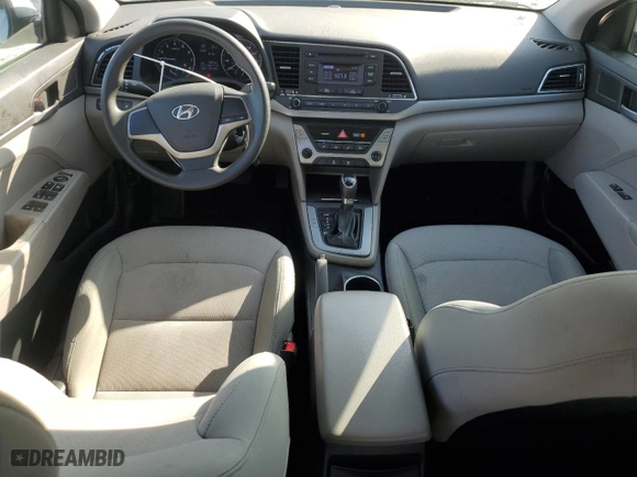 2017 Hyundai Elantra SE with VIN 5NPD74LF7HH048596, listed as a Copart auction lot 51341945 with 91,149 mi miles and Salvage Title. Bid and sale history available at carsss.com. Image 8.