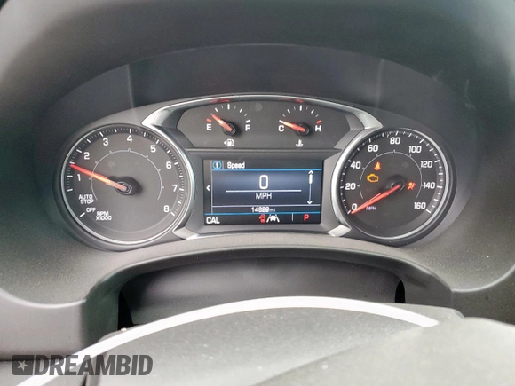 2024 GMC Terrain SLE with VIN 3GKALMEG1RL314074, listed as a Copart auction lot 57644815 with 14,829 mi miles and Salvage title. Bid and sale history available at DreamBid. Image 9.
