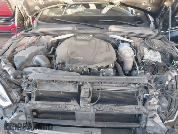 2018 Audi A5 Premium Plus with VIN WAUTNAF55JA021491, listed as a IAAI auction lot 41929353 with 102,703 mi miles and . Bid and sale history available at DreamBid. Image 10.