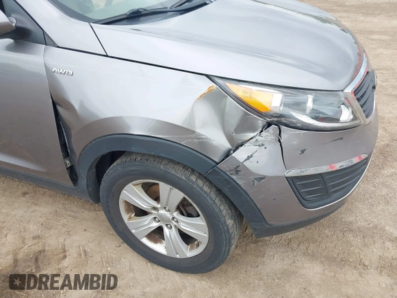 2013 Kia Sportage LX with VIN KNDPBCA29D7495287, listed as a IAAI auction lot 42537122 with 221,052 mi miles and . Bid and sale history available at DreamBid. Image 6.