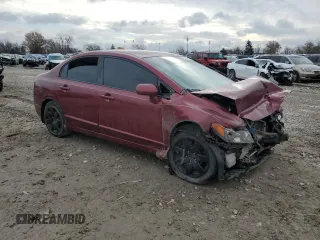 2011 Honda Civic LX with VIN 19XFA1F56BE005634, listed as a Copart auction lot 81873924 with Not Provided miles and Salvage Title. Bid and sale history available at DreamBid. Image 4.