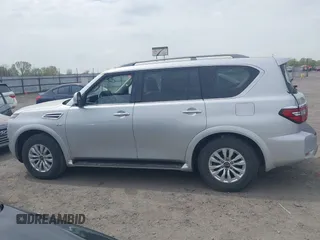 2021 Nissan Armada SV z VIN JN8AY2AD6M9661144, wystawiony jako IAAI lot #41854432 z przebiegiem 91 888 mil mil oraz . Historia ofert i sprzedaży dostępna na DreamBid. Obrazek 14.