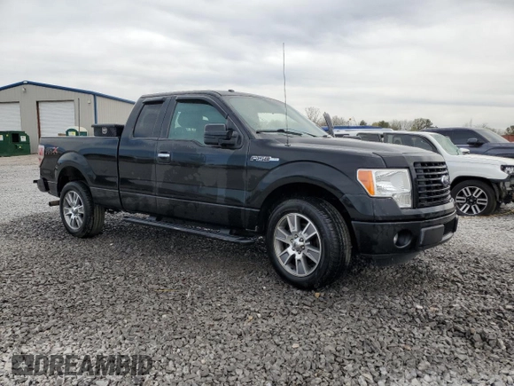 2014 Ford F-150 XL with VIN 1FTFX1CF3EKF50882, listed as a Copart auction lot 50326385 with 168,780 mi miles and Salvage Title. Bid and sale history available at carsss.com. Image 4.