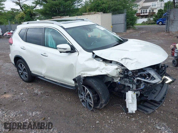 2017 Nissan Rogue SV with VIN 5N1AT2MVXHC844775, listed as a IAAI auction lot 42351482 with 87,195 mi miles and . Bid and sale history available at DreamBid. Image 1.