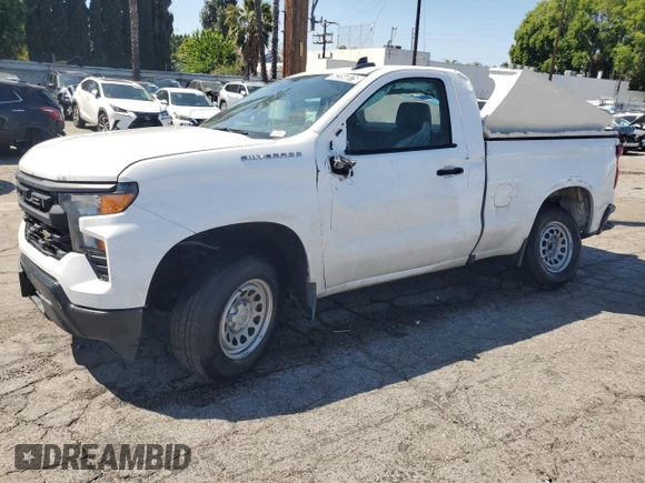 2023 Chevrolet Silverado 1500 Work Truck with VIN 3GCNAAEK3PG345399, listed as a Copart auction lot 52356875 with Not Provided miles and Clean Title. Bid and sale history available at carsss.com. Image 1.