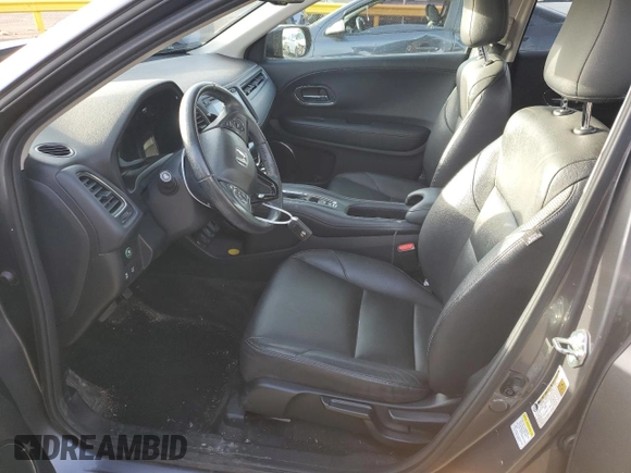 2016 Honda HR-V EX-L w/Navi with VIN 3CZRU6H72GM718666, listed as a Copart auction lot 49876295 with 56,276 mi miles and Salvage Title. Bid and sale history available at carsss.com. Image 7.