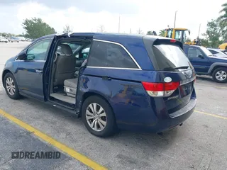 2016 Honda Odyssey EX-L with VIN 5FNRL5H60GB064815, listed as a IAAI auction lot 38644382 with 84,499 mi miles. Bid and sale history available at carsss.com. Image 3.