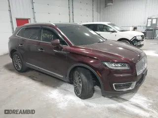 2019 Lincoln Nautilus Reserve with VIN 2LMPJ8LPXKBL42446, listed as a IAAI auction lot 41224159 with 117,630 mi miles. Bid and sale history available at carsss.com. Image 1.