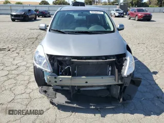 2013 Nissan Versa SV with VIN 3N1CN7AP2DL853742, listed as a Copart auction lot 60462615 with 75,587 mi miles and Salvage title. Bid and sale history available at DreamBid. Image 5.