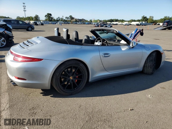 2014 Porsche 911 Carrera S with VIN WP0CB2A94ES154125, listed as a Copart auction lot 70101644 with 39,561 mi miles and Salvage Title. Bid and sale history available at carsss.com. Image 3.