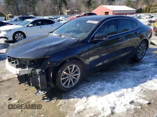 2020 Acura TLX with VIN 19UUB1F39LA016460, listed as a Copart auction lot 44309375 with 46,716 mi miles and Salvage Title. Bid and sale history available at carsss.com. Image 1.