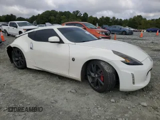 2013 Nissan 370Z with VIN JN1AZ4EH2DM381951, listed as a Copart auction lot 73913174 with 71,583 mi miles and Salvage Title. Bid and sale history available at carsss.com. Image 4.