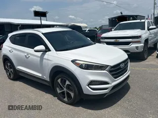 2017 Hyundai Tucson Sport with VIN KM8J3CA29HU351485, listed as a Copart auction lot 56537955 with 121,371 mi miles and Clean Title. Bid and sale history available at DreamBid. Image 1.