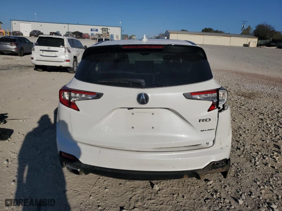2024 Acura RDX with VIN 5J8TC2H33RL009884, listed as a Copart auction lot 77553514 with 14,520 mi miles and Salvage Title. Bid and sale history available at carsss.com. Image 6.
