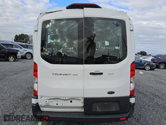 2021 Ford Transit Passenger XL with VIN 1FBAX2C87MKA03621, listed as a Copart auction lot 80461454 with 87,785 mi miles and Salvage Title. Bid and sale history available at DreamBid. Image 6.