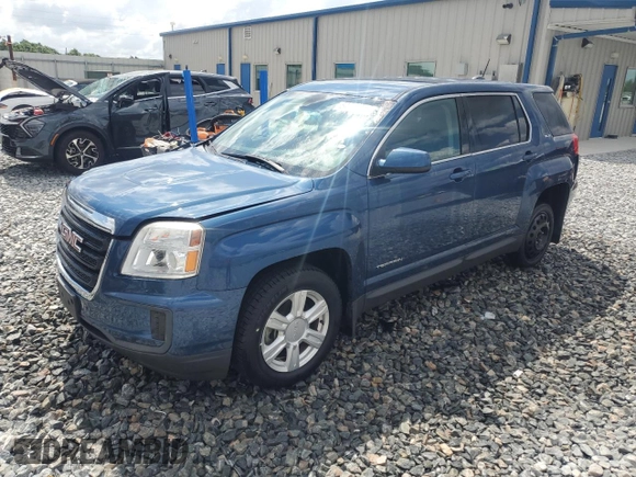 2016 GMC Terrain SLE with VIN 2GKALMEK5G6290027, listed as a Copart auction lot 54821715 with 79,137 mi miles and Salvage Title. Bid and sale history available at carsss.com. Image 1.
