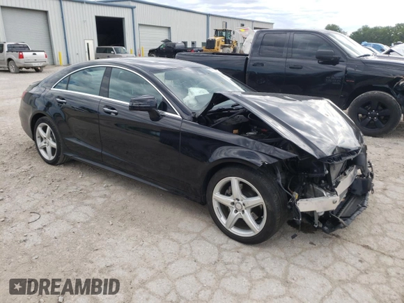 2016 Mercedes-Benz CLS with VIN WDDLJ6HB5GA182100, listed as a Copart auction lot 55762254 with 55,189 mi miles and Salvage Title. Bid and sale history available at carsss.com. Image 4.