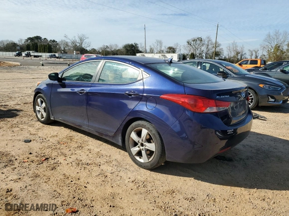 2013 Hyundai Elantra GLS PZEV with VIN 5NPDH4AE5DH389609, listed as a Copart auction lot 46397655 with 171,940 mi miles and Clean Title. Bid and sale history available at carsss.com. Image 2.