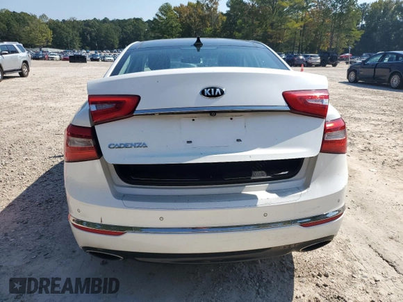 2015 Kia Cadenza Premium with VIN KNALN4D7XF5188175, listed as a Copart auction lot 74464894 with 91,193 mi miles and Salvage Title. Bid and sale history available at carsss.com. Image 6.