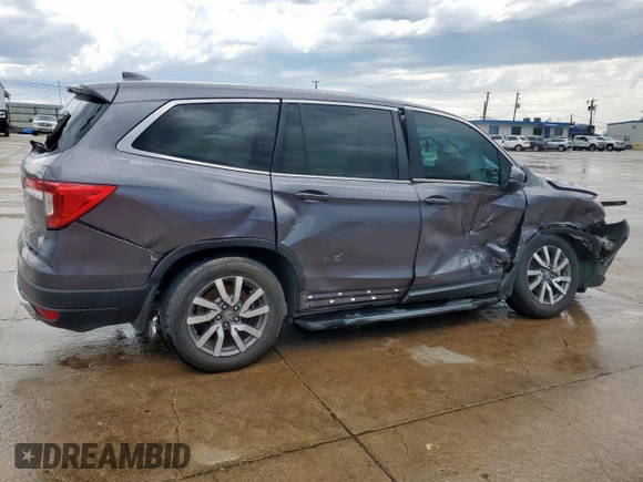 2022 Honda Pilot EX-L с VIN 5FNYF5H54NB011235, выставлен на аукционе Copart как лот 55689015 с пробегом 90 078 миль миль и Списание • Salvage title. История ставок и продаж доступна на DreamBid. Изображение 3.