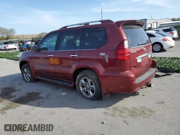 2008 Lexus GX 470 z VIN JTJBT20X680157761, wystawiony jako Copart lot #44955494 z przebiegiem 147 282 mil mil oraz Czysty tytuł • Clean title. Historia ofert i sprzedaży dostępna na DreamBid. Obrazek 2.