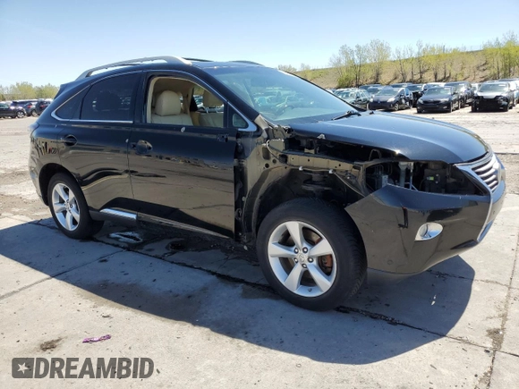 2014 Lexus RX 350 with VIN 2T2BK1BA5EC247604, listed as a Copart auction lot 55172555 with 130,713 mi miles and Salvage title. Bid and sale history available at DreamBid. Image 4.