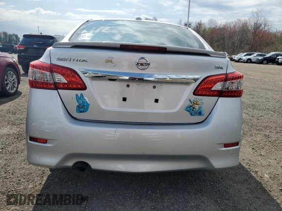 2015 Nissan Sentra SR with VIN 3N1AB7AP2FY265720, listed as a Copart auction lot 54559335 with 145,009 mi miles and Clean Title. Bid and sale history available at DreamBid. Image 6.