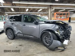 2024 Nissan Rogue S with VIN 5N1BT3AB5RC689753, listed as a Copart auction lot 47120305 with 12,500 mi miles and Salvage Title. Bid and sale history available at carsss.com. Image 4.