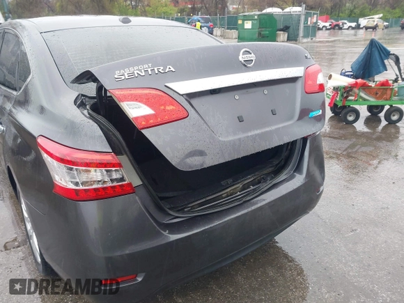 2013 Nissan Sentra S with VIN 3N1AB7AP5DL669623, listed as a IAAI auction lot 41987142 with 157,044 mi miles and . Bid and sale history available at DreamBid. Image 6.