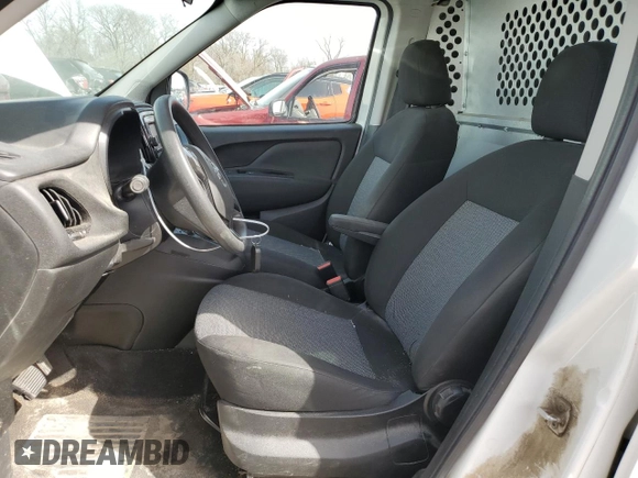 2019 Ram ProMaster City Cargo Tradesman with VIN ZFBHRFAB0K6N45789, listed as a Copart auction lot 47836375 with 152,626 mi miles and Salvage Title. Bid and sale history available at carsss.com. Image 7.