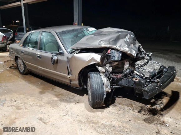 2004 Mercury Grand Marquis GS with VIN 2MEFM74W94X606635, listed as a Copart auction lot 87374104 with 166,278 mi miles and Salvage Title. Bid and sale history available at carsss.com. Image 4.