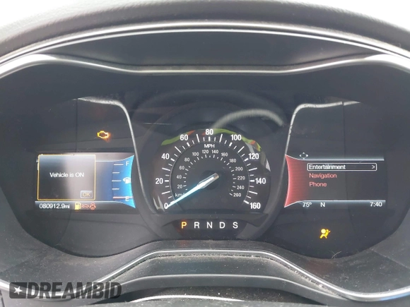 2017 Ford Fusion SE with VIN 3FA6P0HD3HR262321, listed as a IAAI auction lot 41948717 with 80,912 mi miles. Bid and sale history available at carsss.com. Image 7.