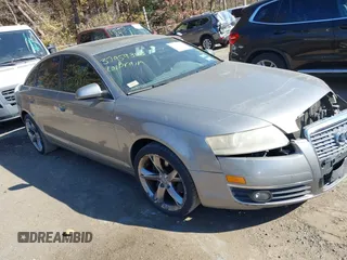 2006 Audi A6 with VIN WAUDG74F36N069763, listed as a IAAI auction lot 40358604 with 181,918 mi miles. Bid and sale history available at carsss.com. Image 1.