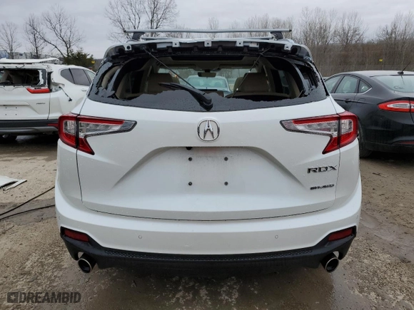 2020 Acura RDX w/Technology Pkg with VIN 5J8TC2H59LL001572, listed as a Copart auction lot 43750185 with 44,016 mi miles and Salvage Title. Bid and sale history available at carsss.com. Image 6.