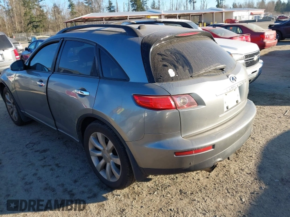 2003 Infiniti FX Options with VIN JNRBS08W33X404868, listed as a IAAI auction lot 41462901 with 264,177 mi miles and . Bid and sale history available at DreamBid. Image 3.