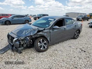 2021 Nissan Sentra SV with VIN 3N1AB8CV8MY251058, listed as a Copart auction lot 63137805 with 69,281 mi miles and Salvage title. Bid and sale history available at DreamBid. Image 1.
