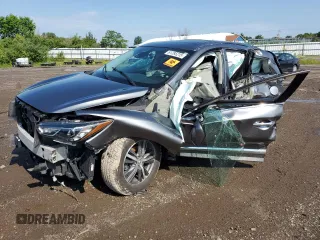 2020 Infiniti QX60 Pure with VIN 5N1DL0MM0LC530618, listed as a Copart auction lot 61285215 with 80,658 mi miles and Salvage title. Bid and sale history available at DreamBid. Image 1.
