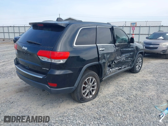 2014 Jeep Grand Cherokee Limited with VIN 1C4RJEBG6EC528840, listed as a IAAI auction lot 42107197 with 186,656 mi miles and . Bid and sale history available at DreamBid. Image 4.