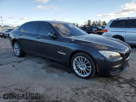 2014 BMW 7 Series ALPINA B7 xDrive with VIN WBAYF8C59ED652863, listed as a Copart auction lot 87630395 with Not Provided miles and Salvage Title. Bid and sale history available at DreamBid. Image 4.
